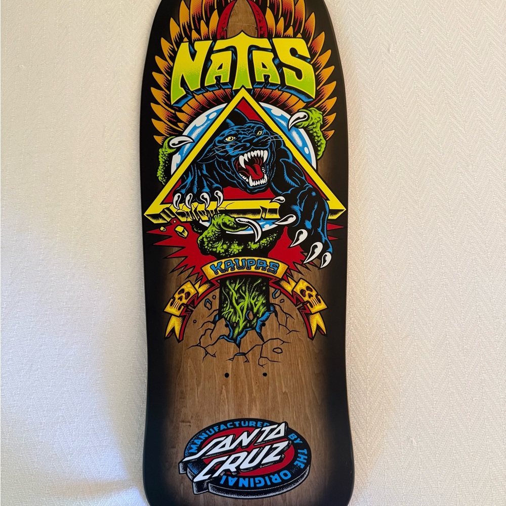 Natas Kaupas Black Panther Reissue Skateboard Deck 10.538” X 30.14”